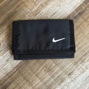 Nike Black Wallet with White Logo